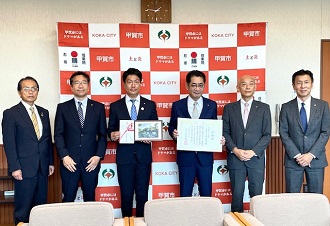 ピーエス三菱様　ご寄付